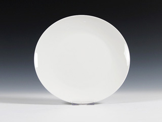 Bone china coupe 10'' plate-HS31018