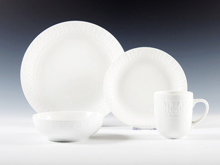 16pc porcelain embossed dinnerset-HS23010