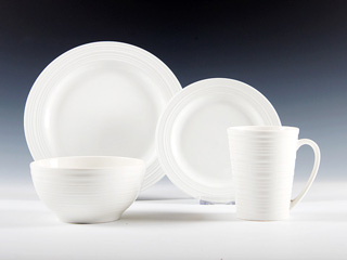 16pc porcelain embossed dinnerset-HS23011
