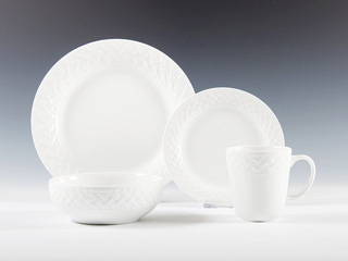 16pc porcelain embossed dinnerset-HS23013