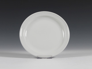 8''porcelain hotelware double rim middle size dessert plate