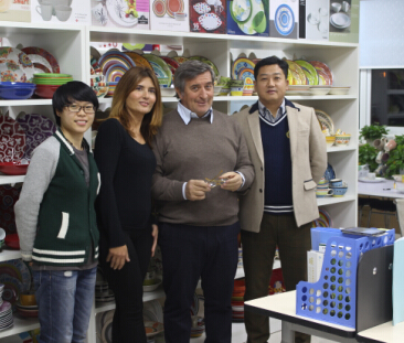 Dr. Roberto who represents Domoshop s.r.l. visited our factories